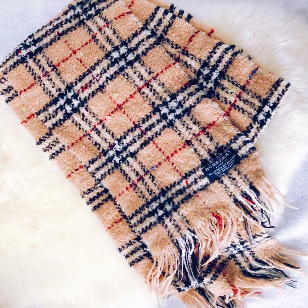 Burberry Nova Check Merino Wool Scarf